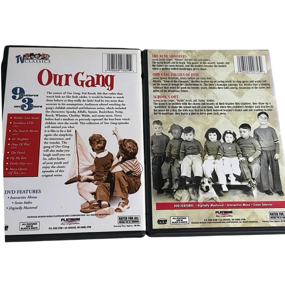 Our Gang TV Classics 2-DVD 2003 DOUBLE Box Set - Picture 4 of 6